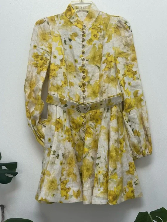 Zimmermann Linen Floral Mini - Picture 2 of 8